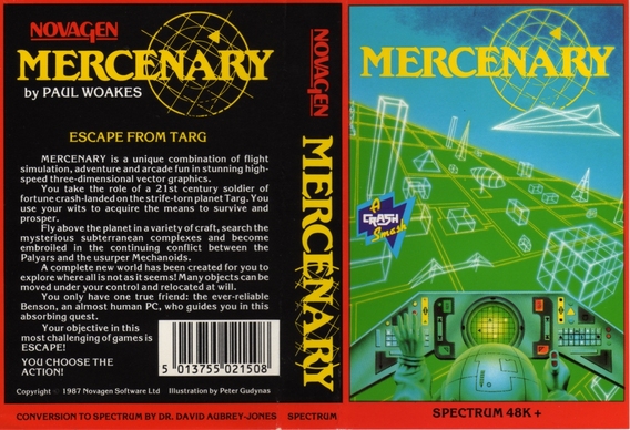 Screen from Mercenary