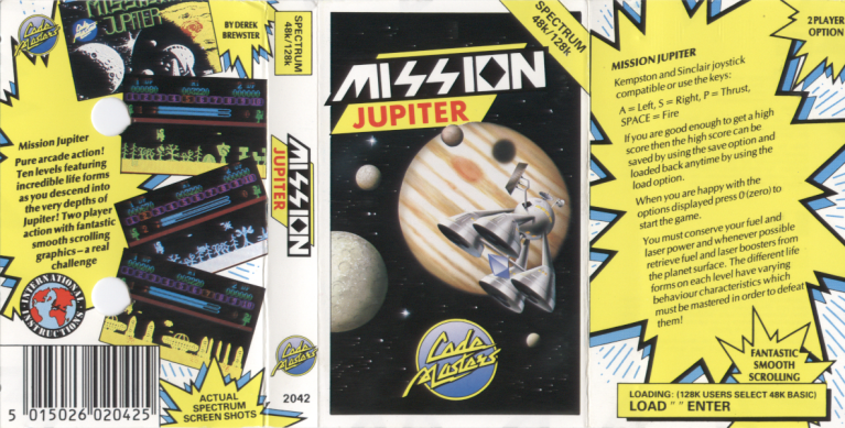 Screen from Mission Jupiter