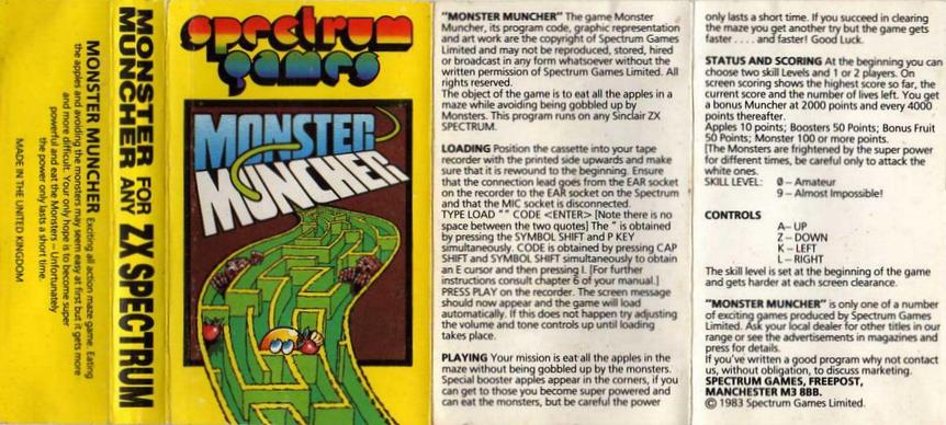Screen from Monster Muncher