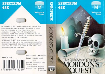 Screen from Mordon's Quest