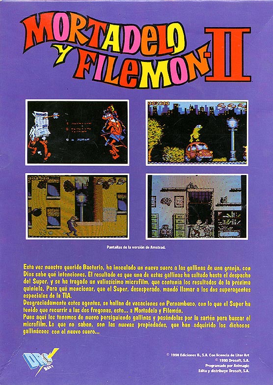Screen from Mortadelo y Filemon II