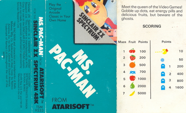 Screen from Ms. Pac-Man