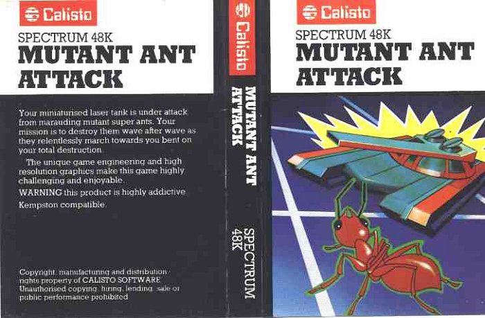 Screen from Mutant Ant Attack
