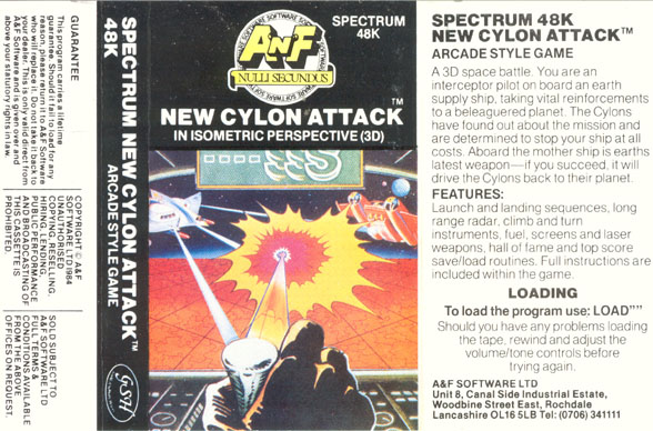 Screen from New Cylon Attack