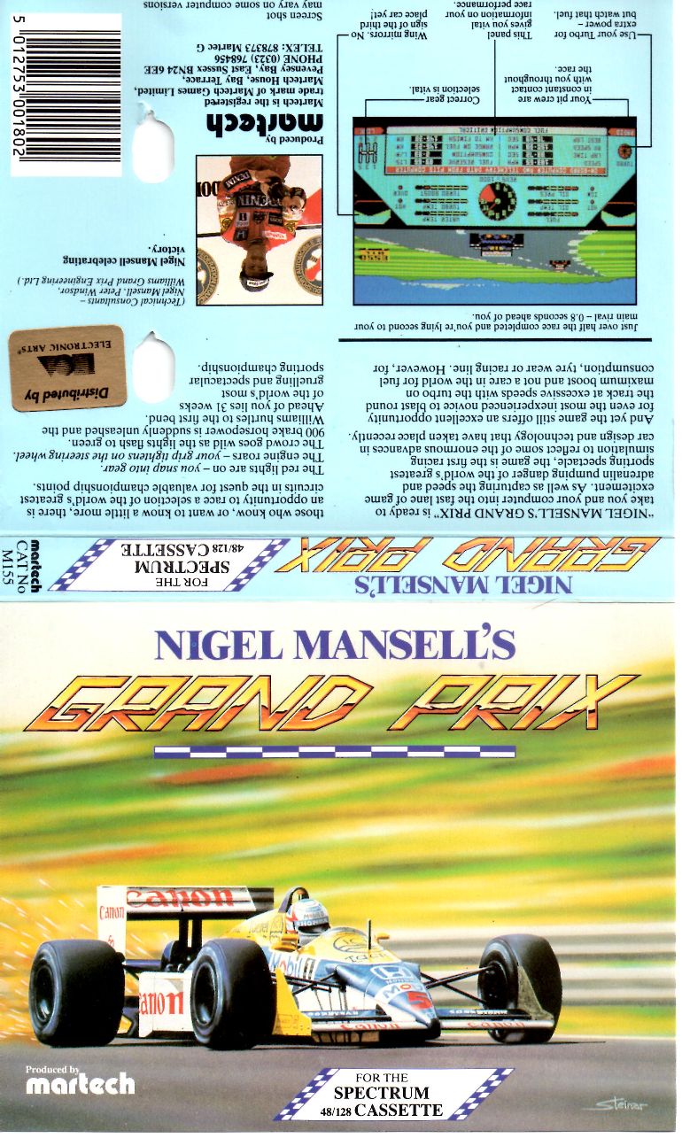Screen from Nigel Mansell's Grand Prix