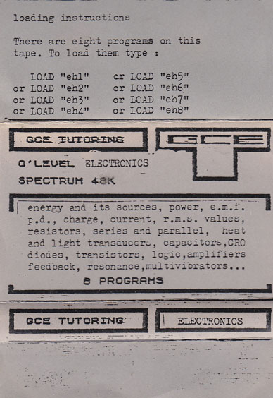 Screen from O'Level Electronics