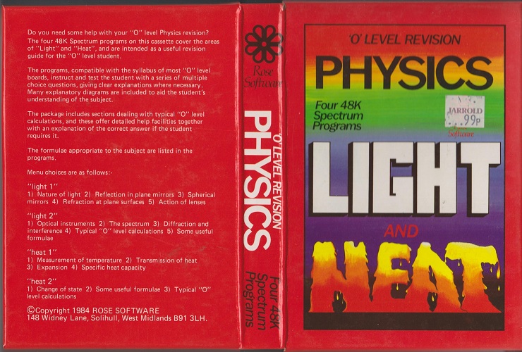 Screen from "O" Level Revision: Physics