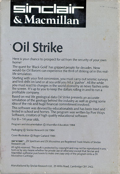 Screen from Oil Strike