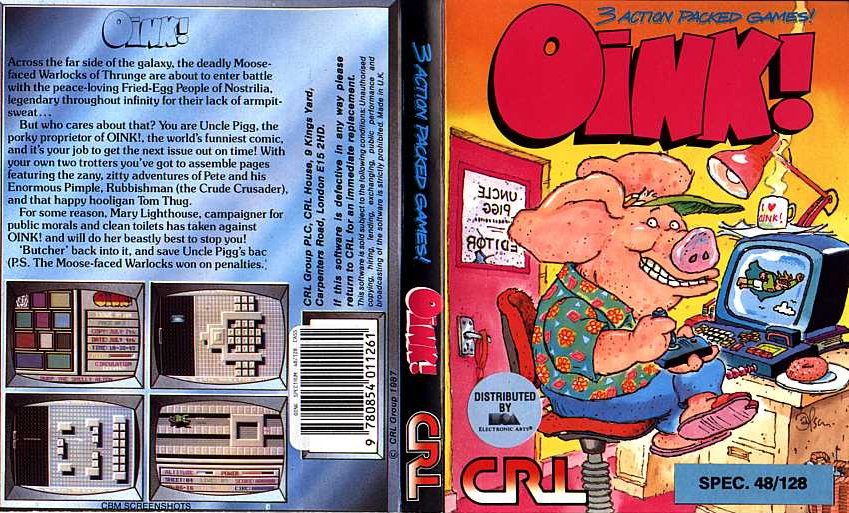 Screen from Oink!
