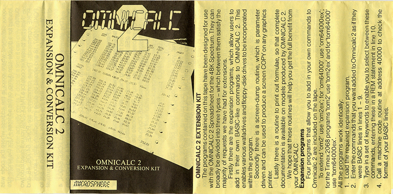 Screen from Omnicalc 2 Expansion & Conversion Kit