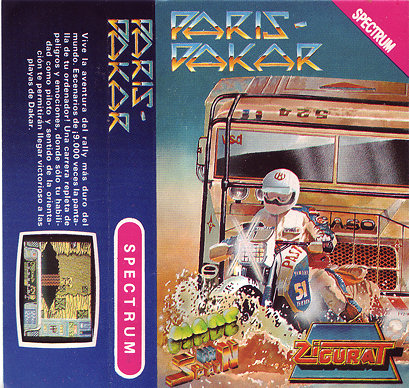 Screen from Paris-Dakar