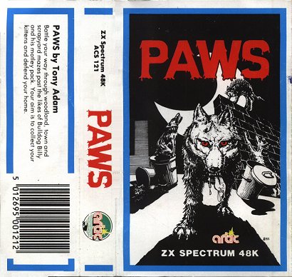 Screen from Paws