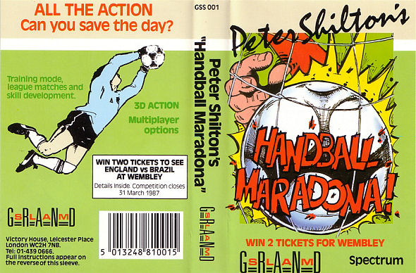 Screen from Peter Shilton's Handball Maradona