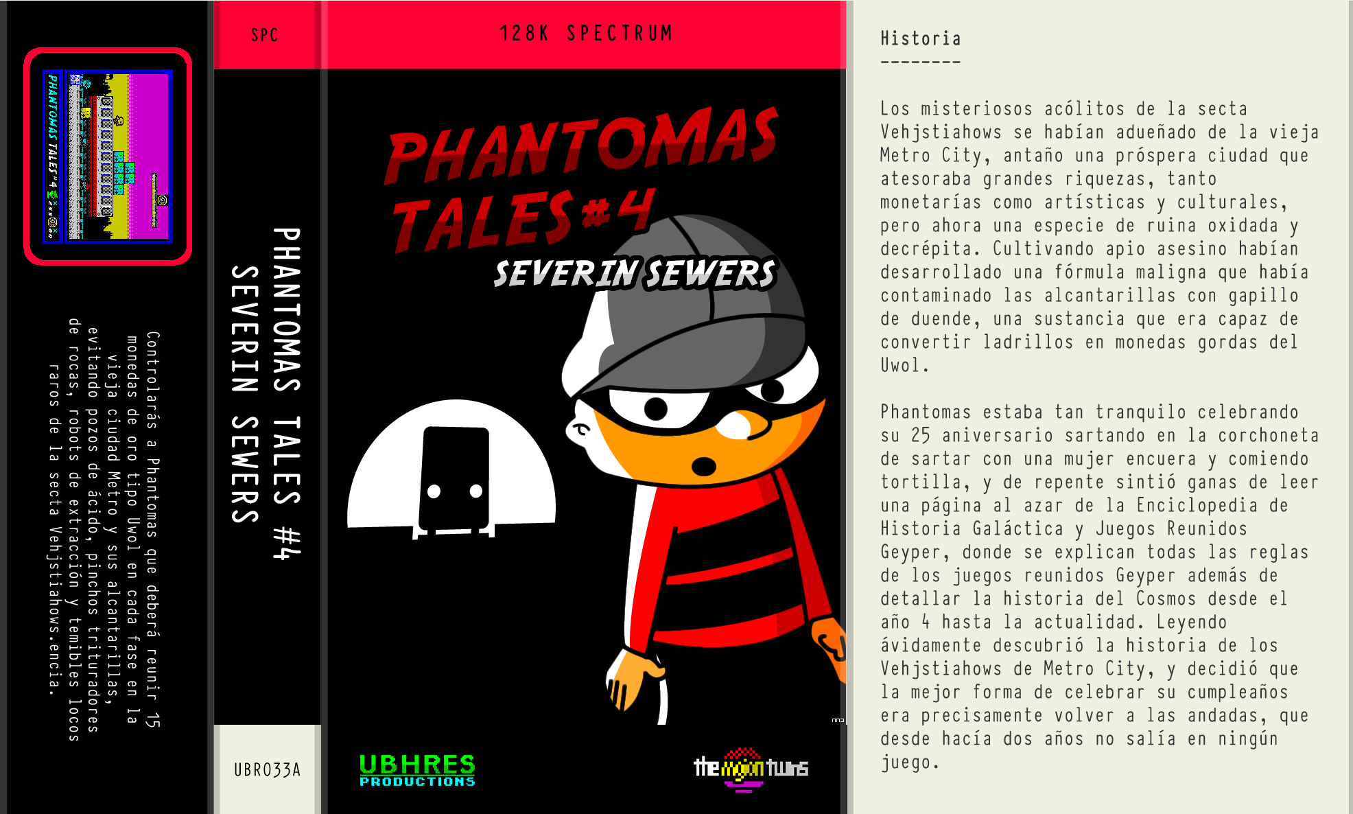 Screen from Phantomas Tales #4: Severin Sewers