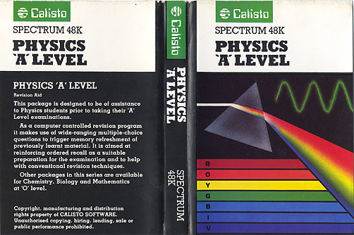 Screen from Physics 'A' Level
