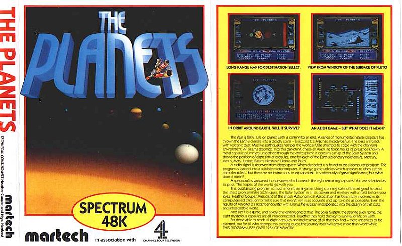 Screen from The Planets