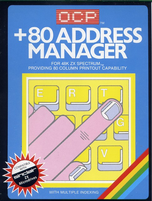 Screen from Plus 80 Address Manager