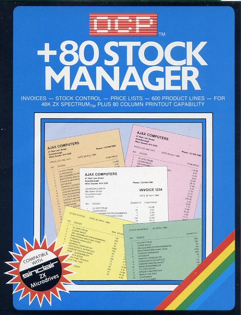 Screen from Plus 80 Stock Manager