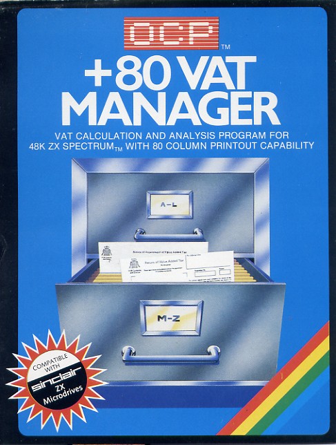 Screen from Plus 80 VAT Manager