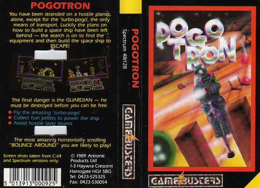 Screen from Pogotron