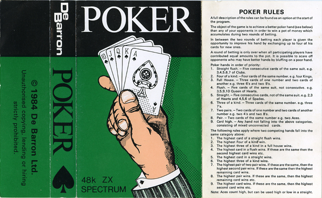 Screen from Poker