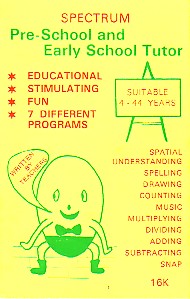 Screen from Pre-School and Early School Tutor