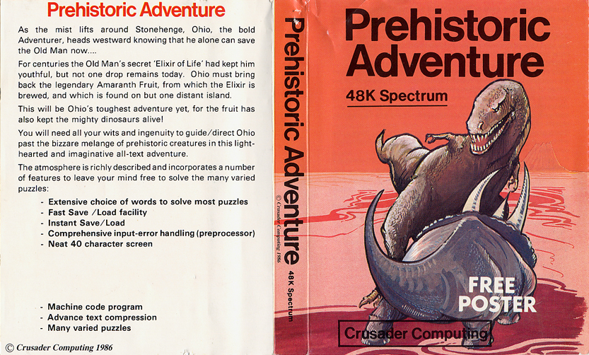 Screen from Prehistoric Adventure