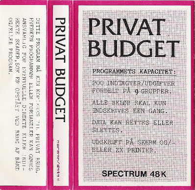 Screen from Privat Budget