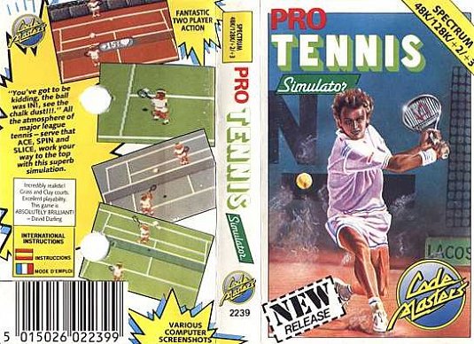 Screen from Pro Tennis Simulator