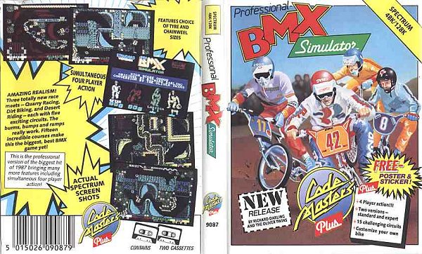 Screen from Professional BMX Simulator
