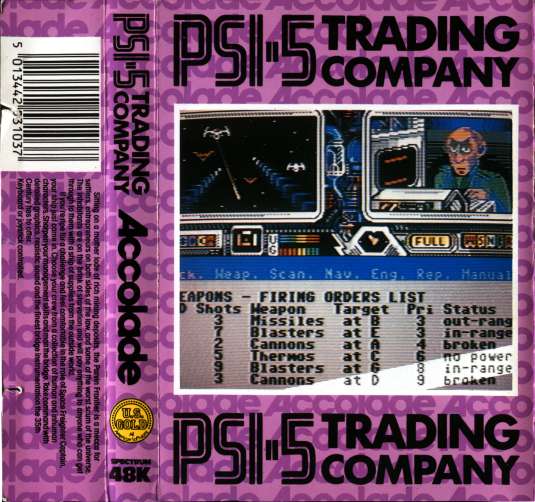 Screen from Psi-5 Trading Company
