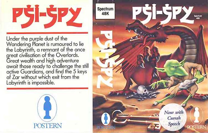 Screen from Psi-Spy