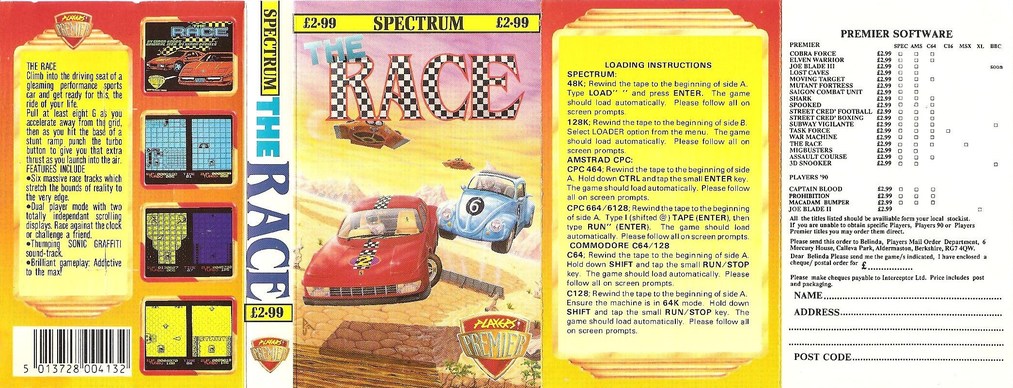 Screen from The Race