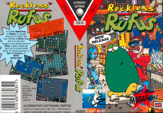 Screen from Reckless Rufus