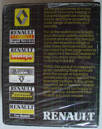 Screen from Renault After Sales