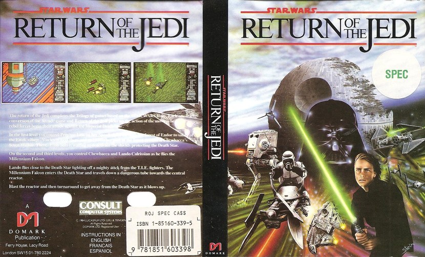Screen from Return of the Jedi