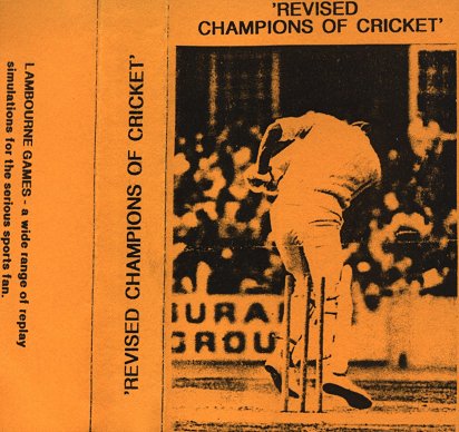 Screen from Revised Champions of Cricket 1993