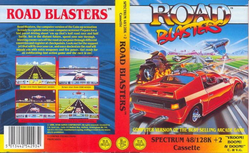 Screen from Road Blasters
