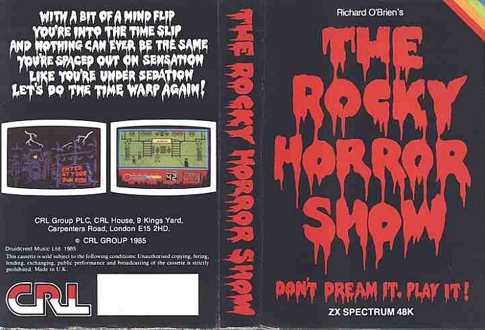Screen from The Rocky Horror Show