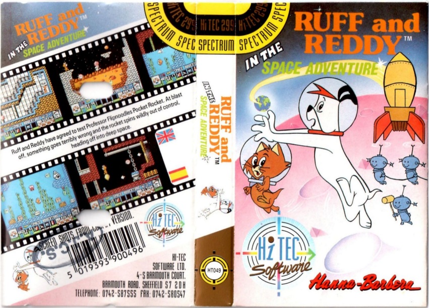 Screen from Ruff and Reddy in the Space Adventure