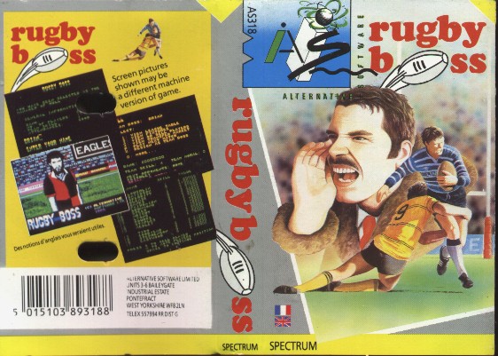 Screen from Rugby Boss