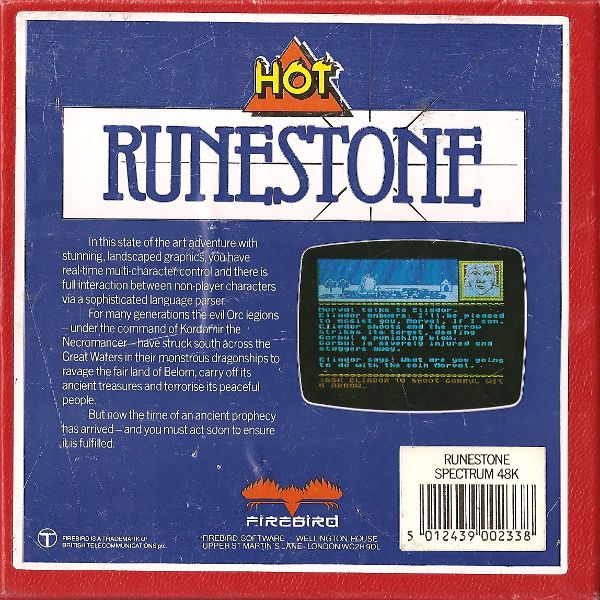 Screen from Runestone