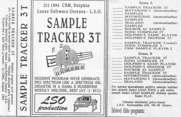 Screen from Sample Tracker 3T