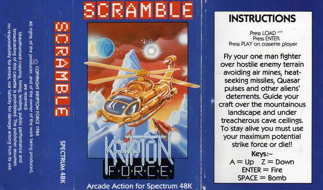 Screen from Scramble