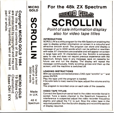 Screen from Scrollin