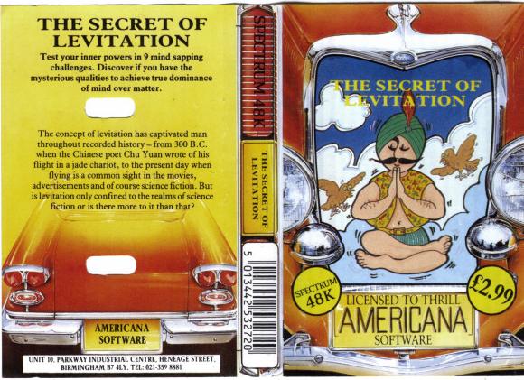 Screen from The Secret of Levitation
