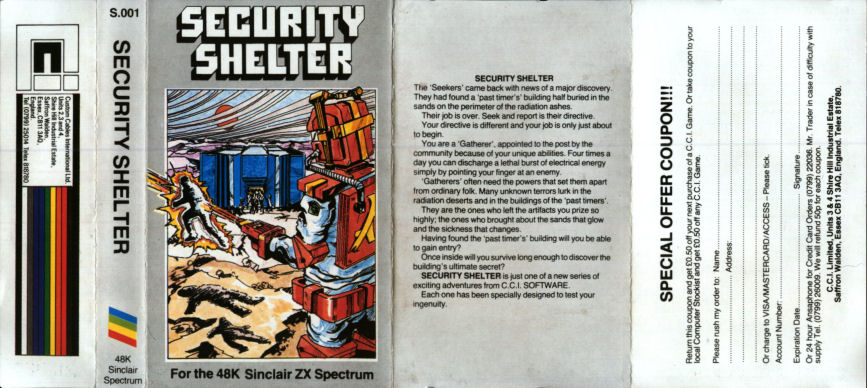 Screen from Security Shelter