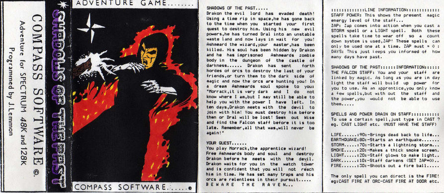 Screen from Shadows of the Past