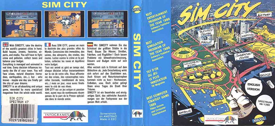 Screen from Sim City