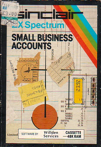 Screen from Small Business Accounts